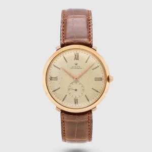1944 Rolex Oversized Chronometre Pink Gold Ref. 4119