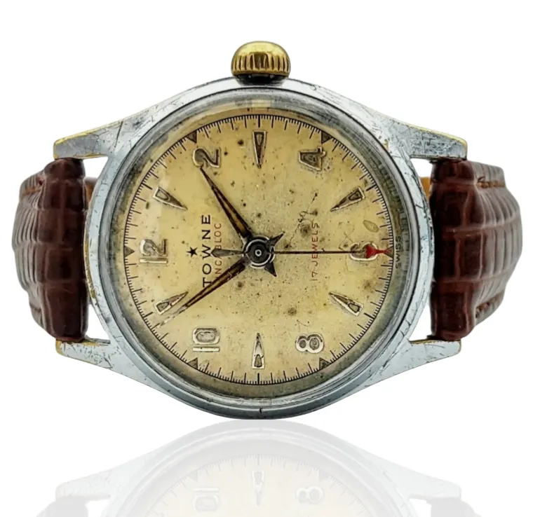 1950's TOWNE Watch 17 Jewels Incabloc AS 1187 / 94