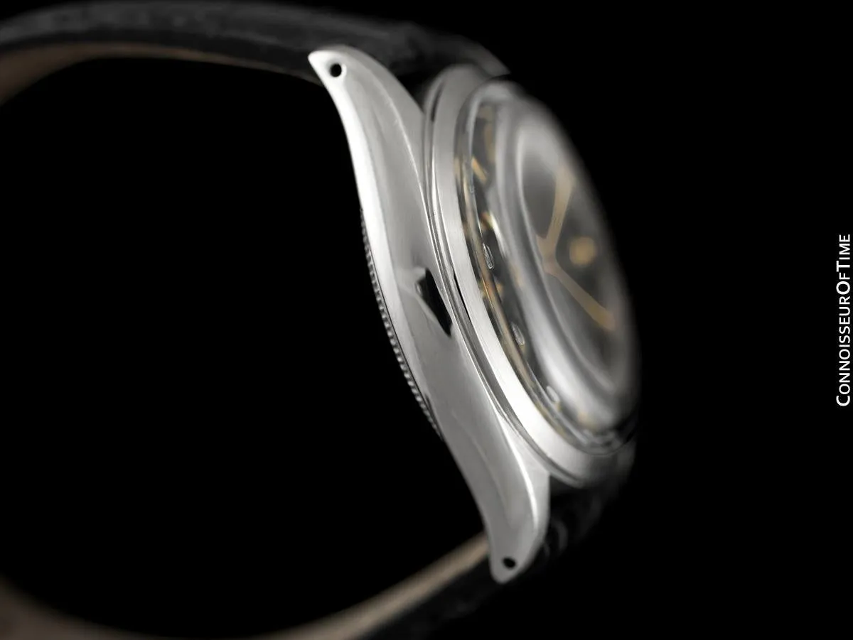 1953 Rolex Mens Vintage Oyster Precision Watch, Stainless Steel - Classic & Rare Design