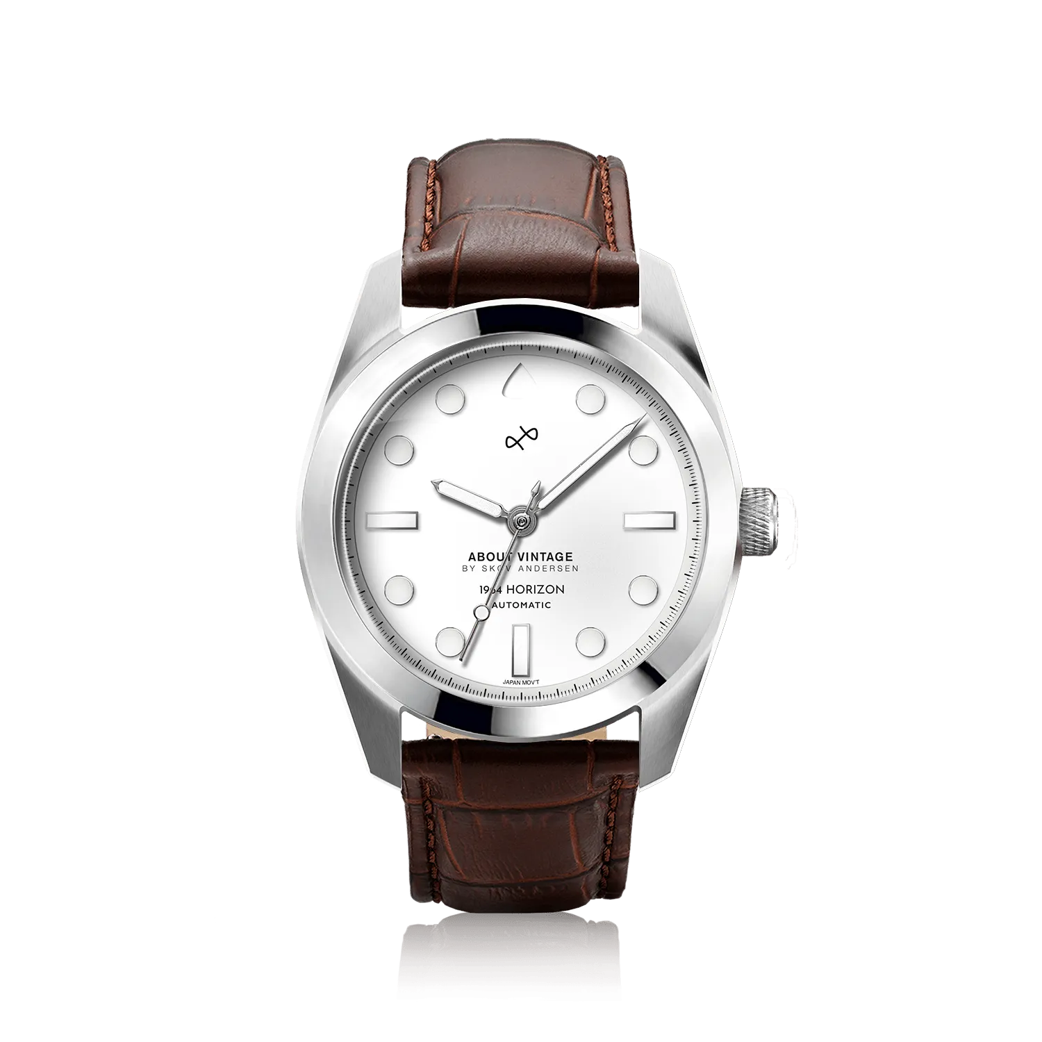 1964 Horizon Automatic, Steel / Matte White