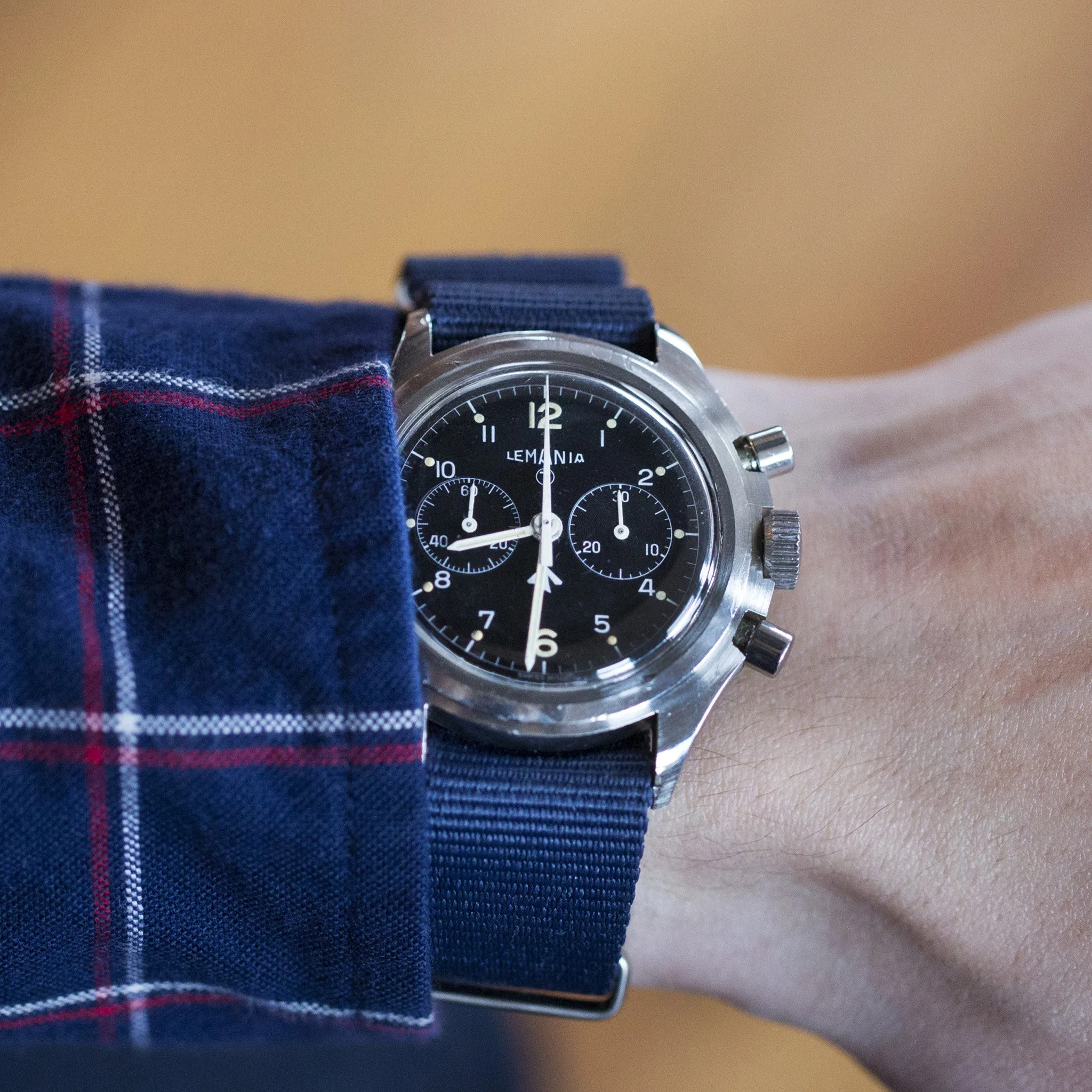 1970s Lemania 'Broad Arrow' Chronograph For The Israeli Army