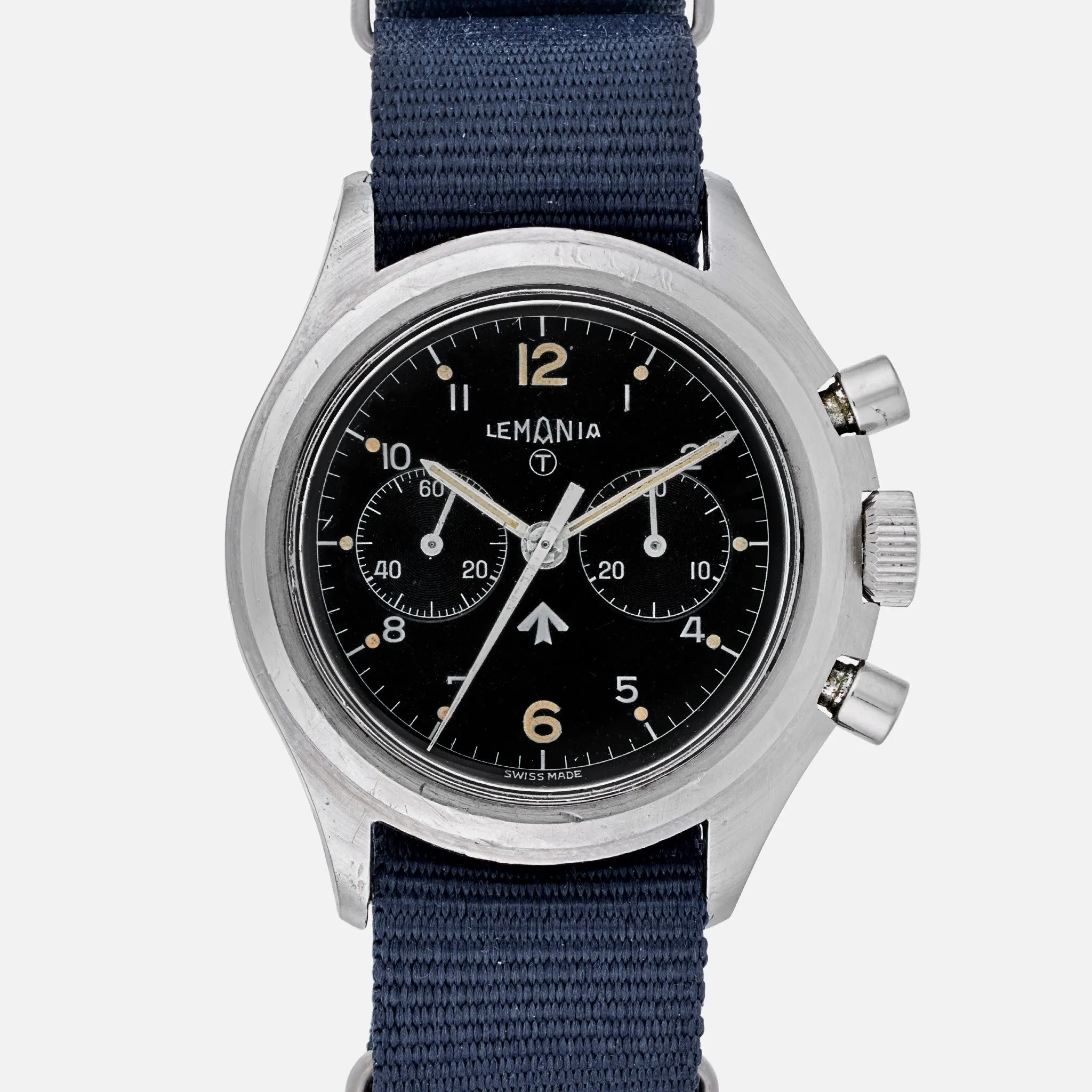 1970s Lemania 'Broad Arrow' Chronograph For The Israeli Army