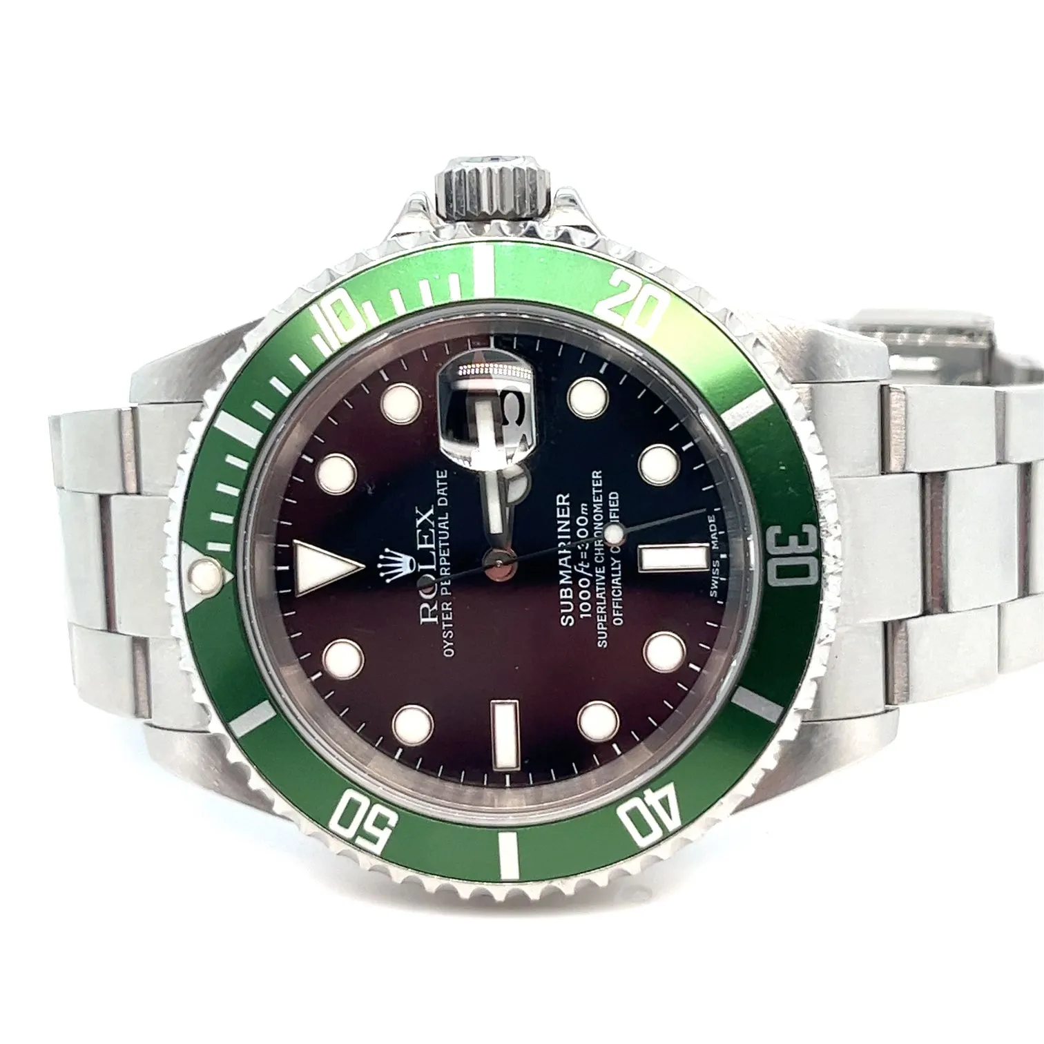 2004 Rolex Kermit Submariner reference 16610LV