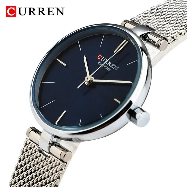2021 Curren Blanche Luxury Quartz Ladies Watch (9038-GD)