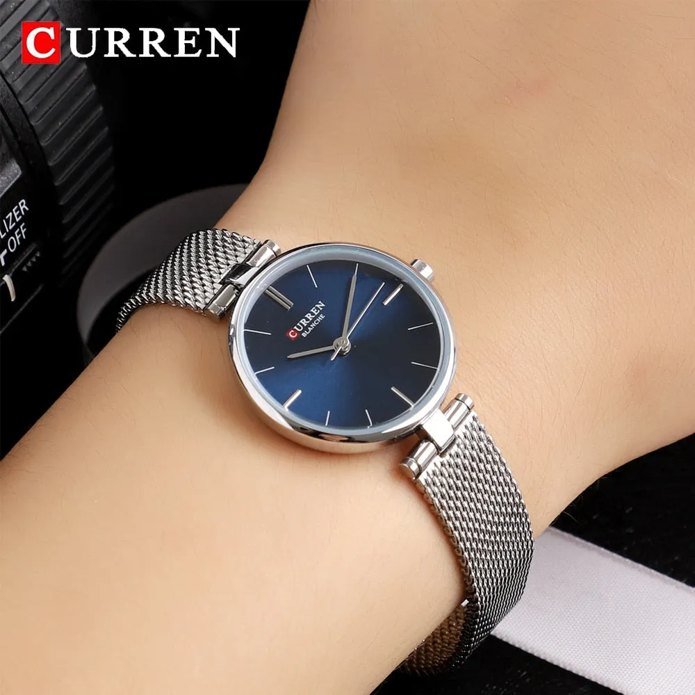 2021 Curren Blanche Luxury Quartz Ladies Watch (9038-GD)