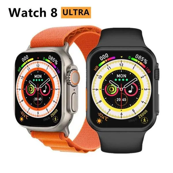 2022 Smart Watch Ultra Series 8 NFC Smartwatch Men Women Bluetooth Call Waterproof Wireless Charging HD Screen for Apple Xiaomi