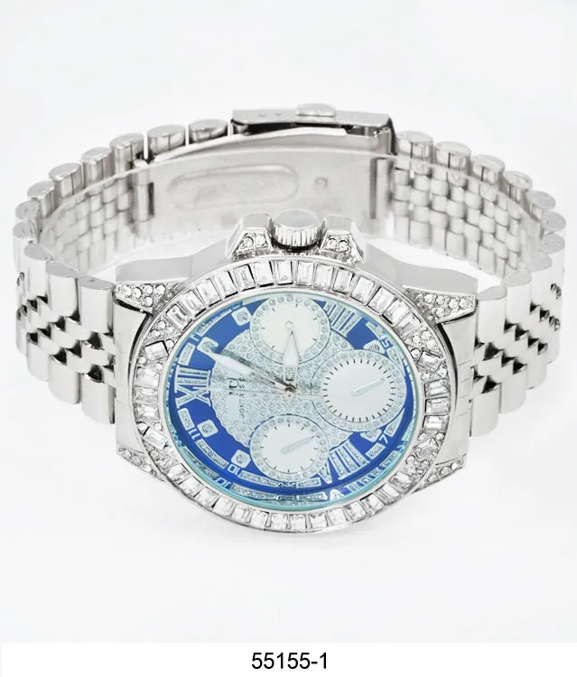 5515-Montres Carlo Metal Band Watch