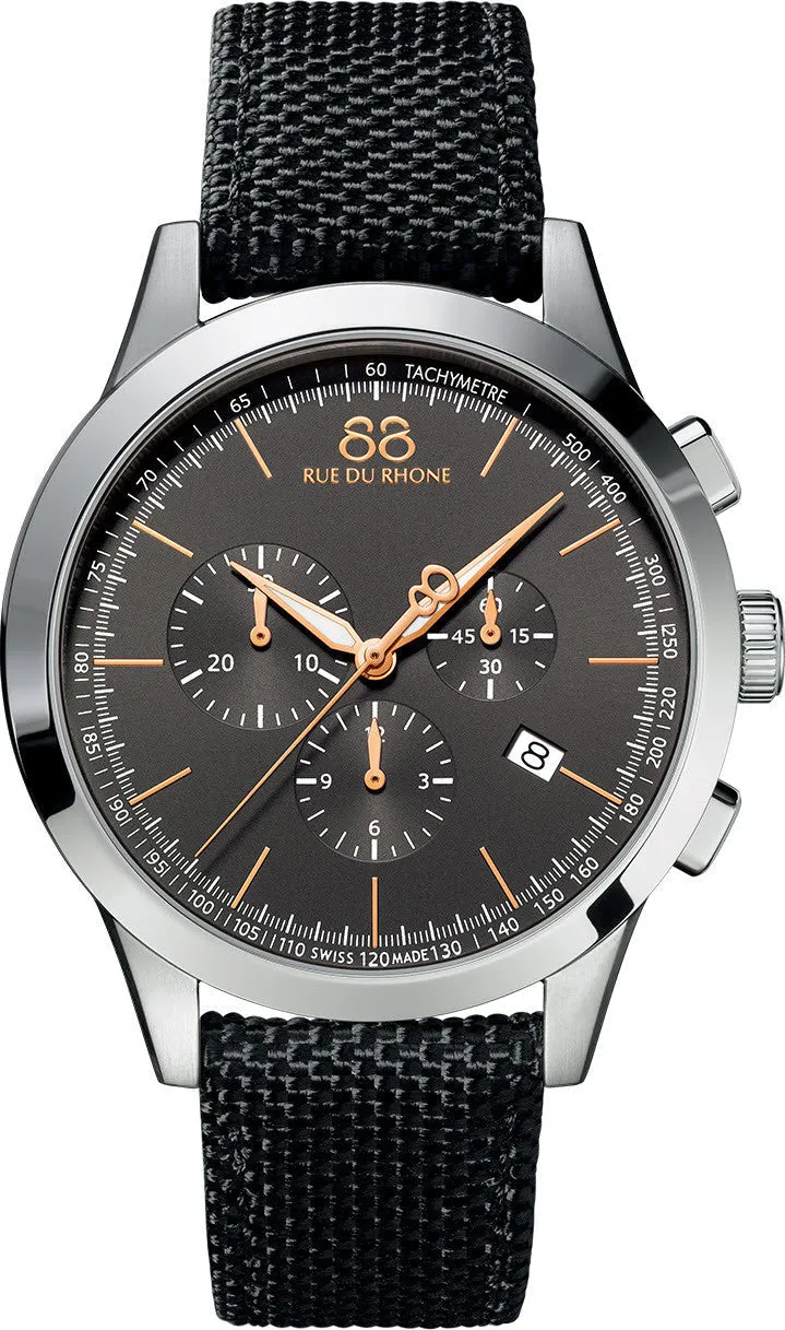 90 Rue Du Rhone Watch Rive 43mm Mens D