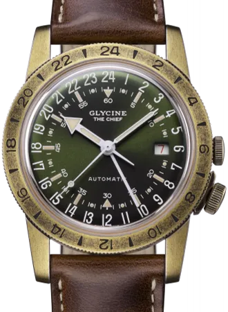 Airman Vintage "The Chief" GMT Aged Green Ref. GL0307
