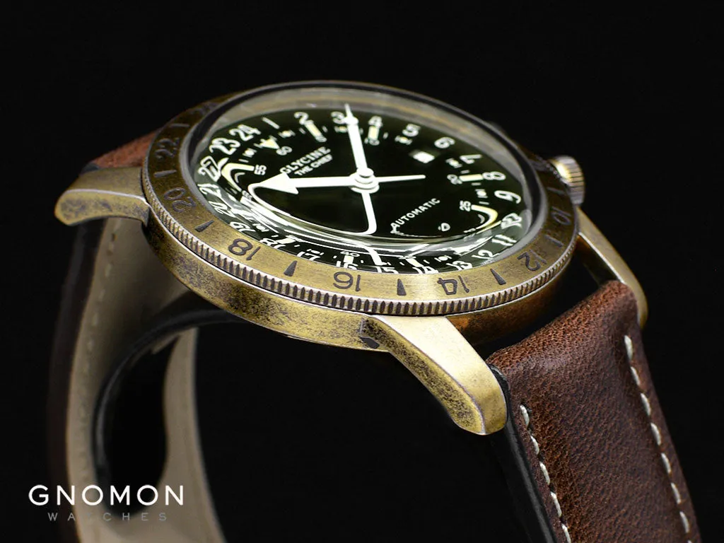 Airman Vintage "The Chief" GMT Aged Green Ref. GL0307