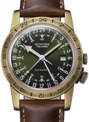 Airman Vintage "The Chief" GMT Aged Green Ref. GL0307