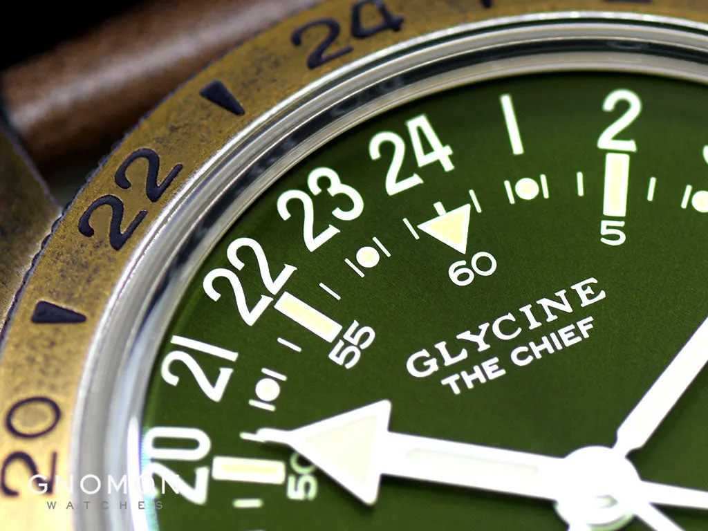 Airman Vintage "The Chief" GMT Aged Green Ref. GL0307