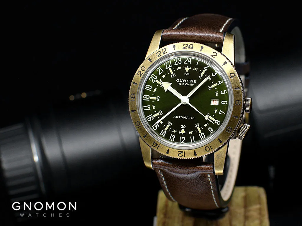 Airman Vintage "The Chief" GMT Aged Green Ref. GL0307
