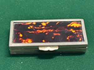 Antique Sterling Silver Case With Tortoise Shell Design - $3k APR w/ CoA!!!!!!!