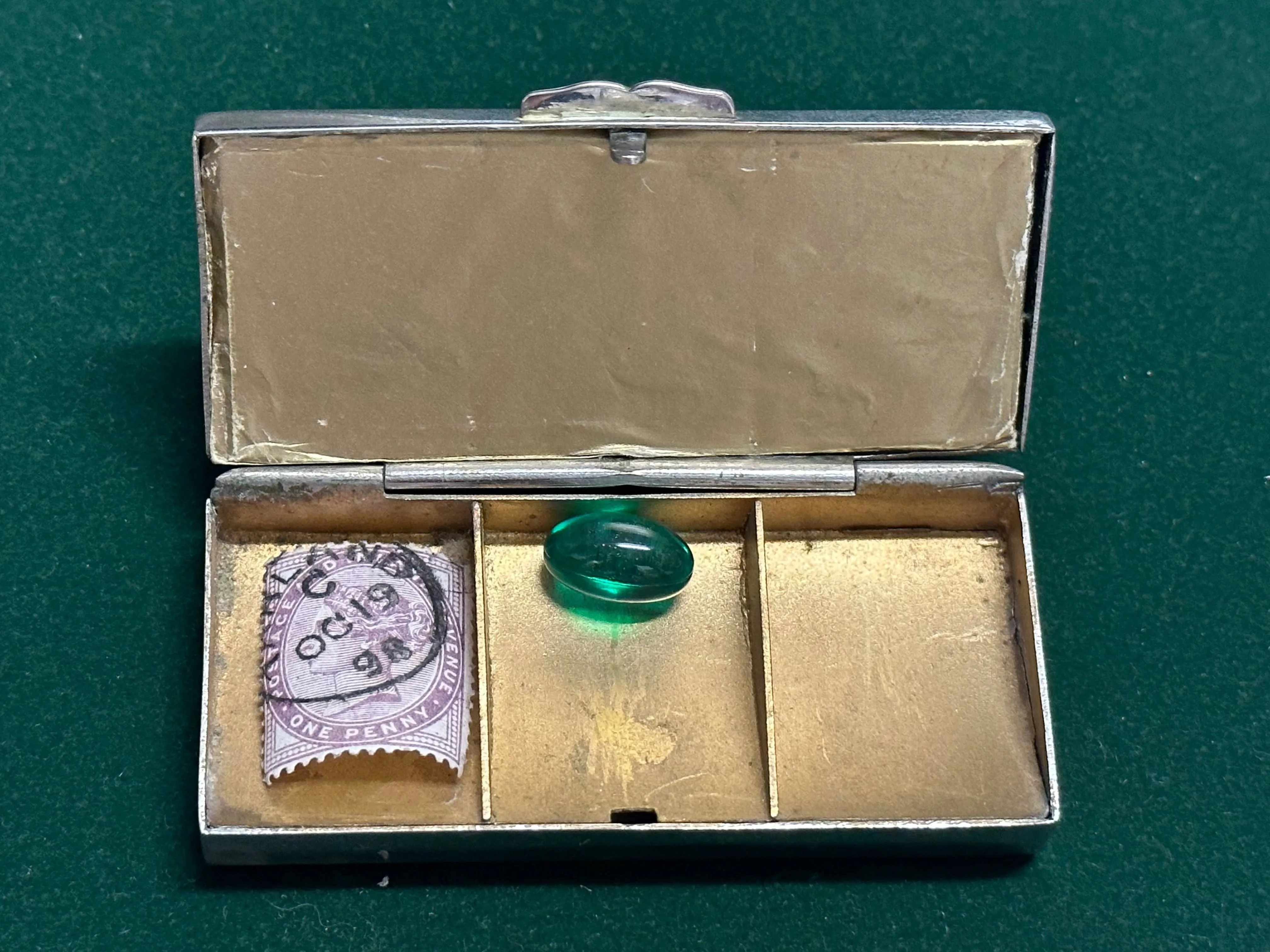 Antique Sterling Silver Case With Tortoise Shell Design - $3k APR w/ CoA!!!!!!!
