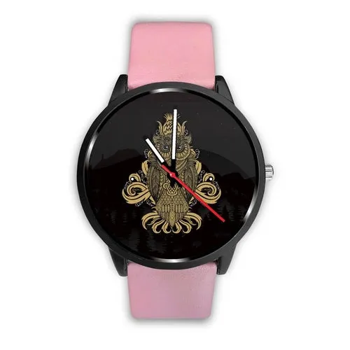 AWESOME GOLDEN OWL Custom Designed Watch