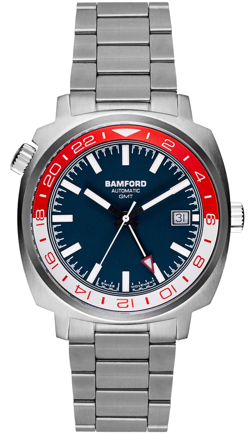 Bamford GMT Steel Red White