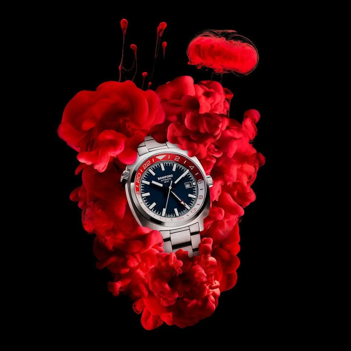 Bamford GMT Steel Red White