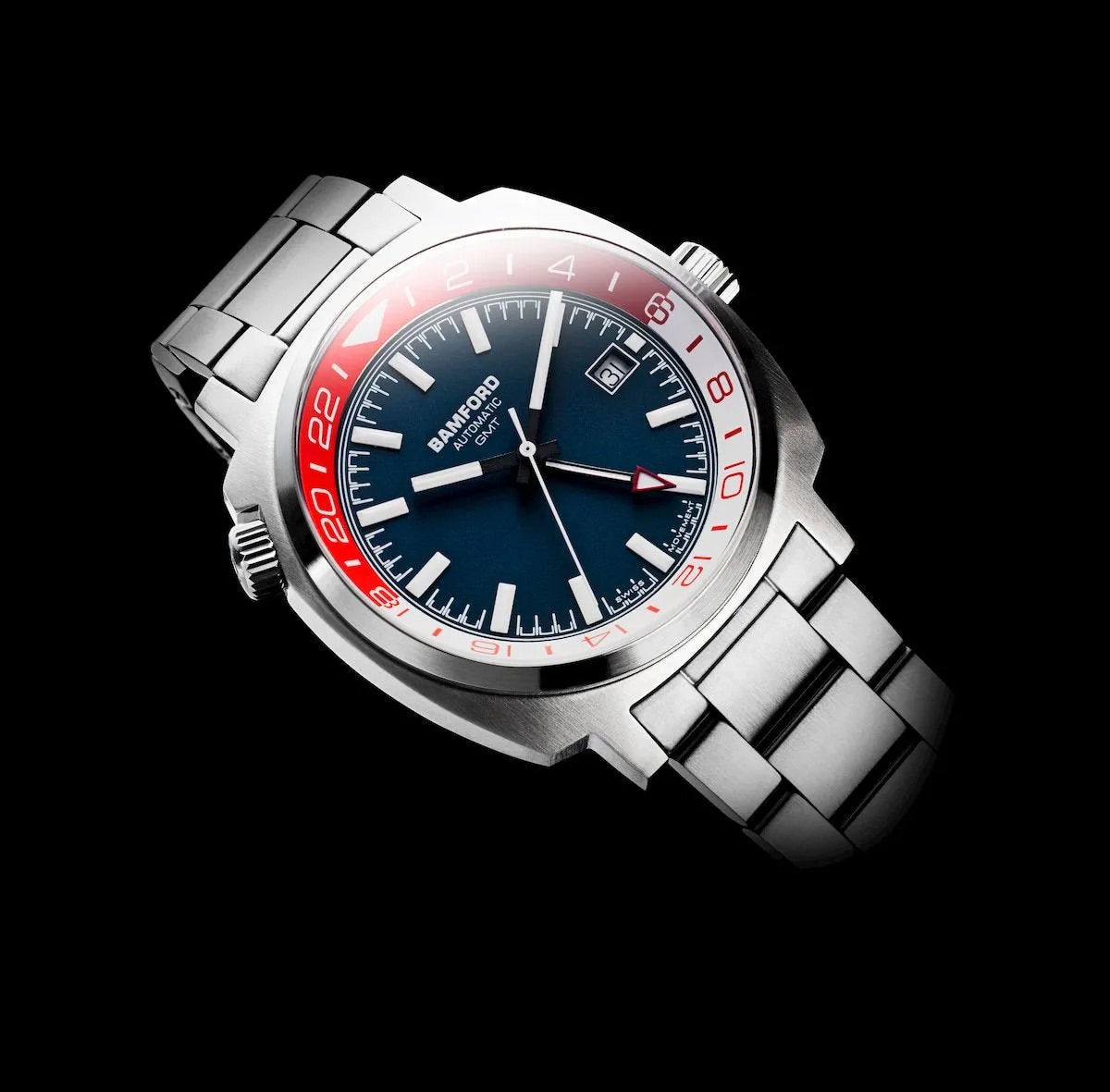 Bamford GMT Steel Red White