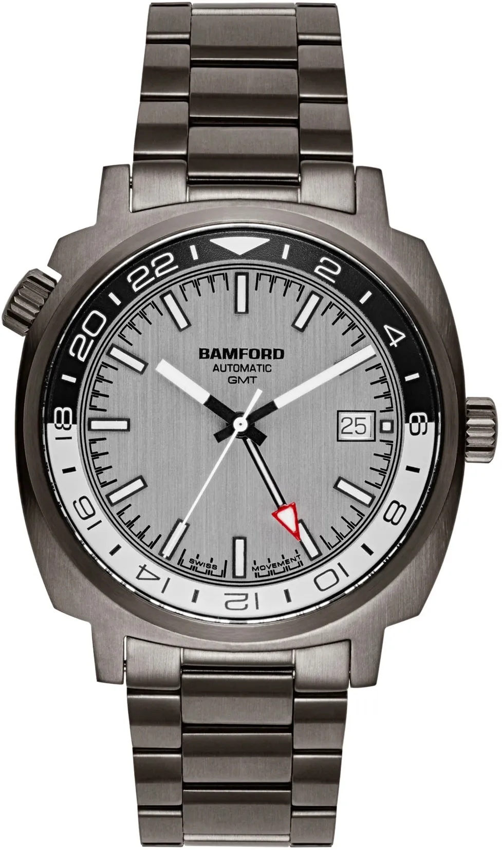 Bamford Watch GMT Grey Black White