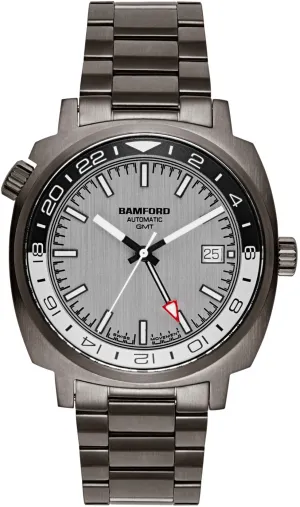 Bamford Watch GMT Grey Black White