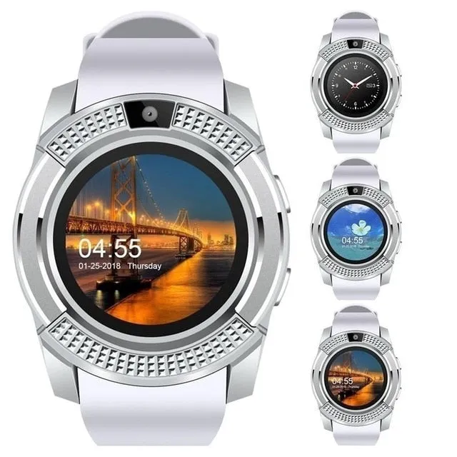 Bluetooth Sport Watches Ladies Rel gio Camera Sim Card Android Phone PK DZ09 Y1 A1