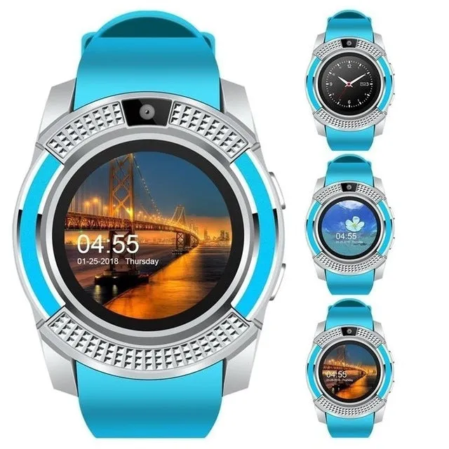 Bluetooth Sport Watches Ladies Rel gio Camera Sim Card Android Phone PK DZ09 Y1 A1