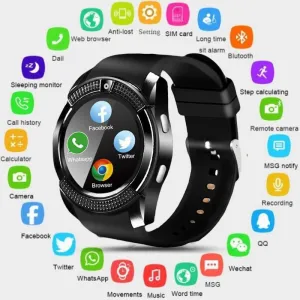 Bluetooth Sport Watches Ladies Rel gio Camera Sim Card Android Phone PK DZ09 Y1 A1