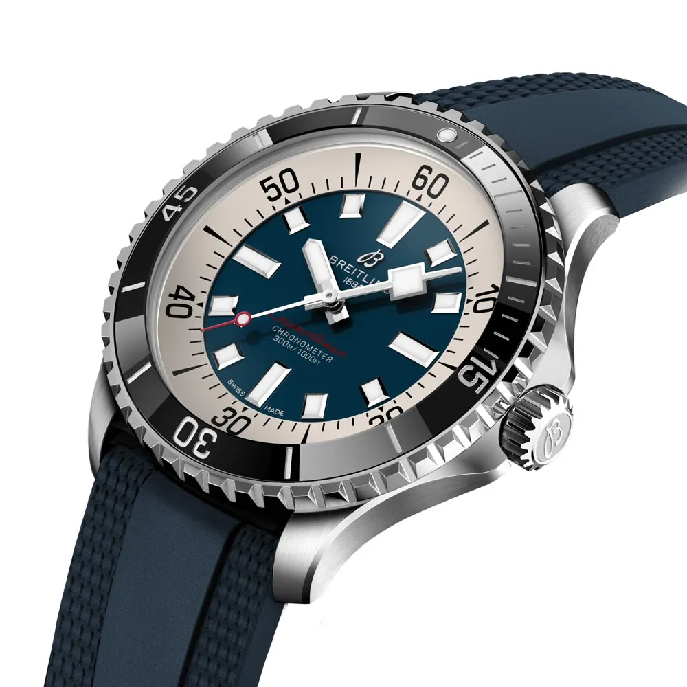 Breitling Superocean 44mm Blue Dial Automatic Gents Watch A17376211C1S1