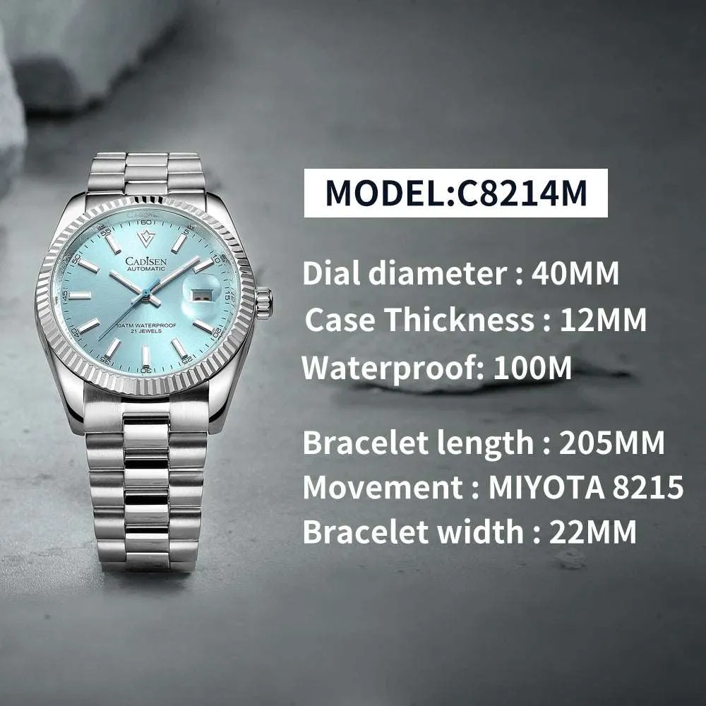 Cadisen Datejust 40 Men's Automatic Homage Watches