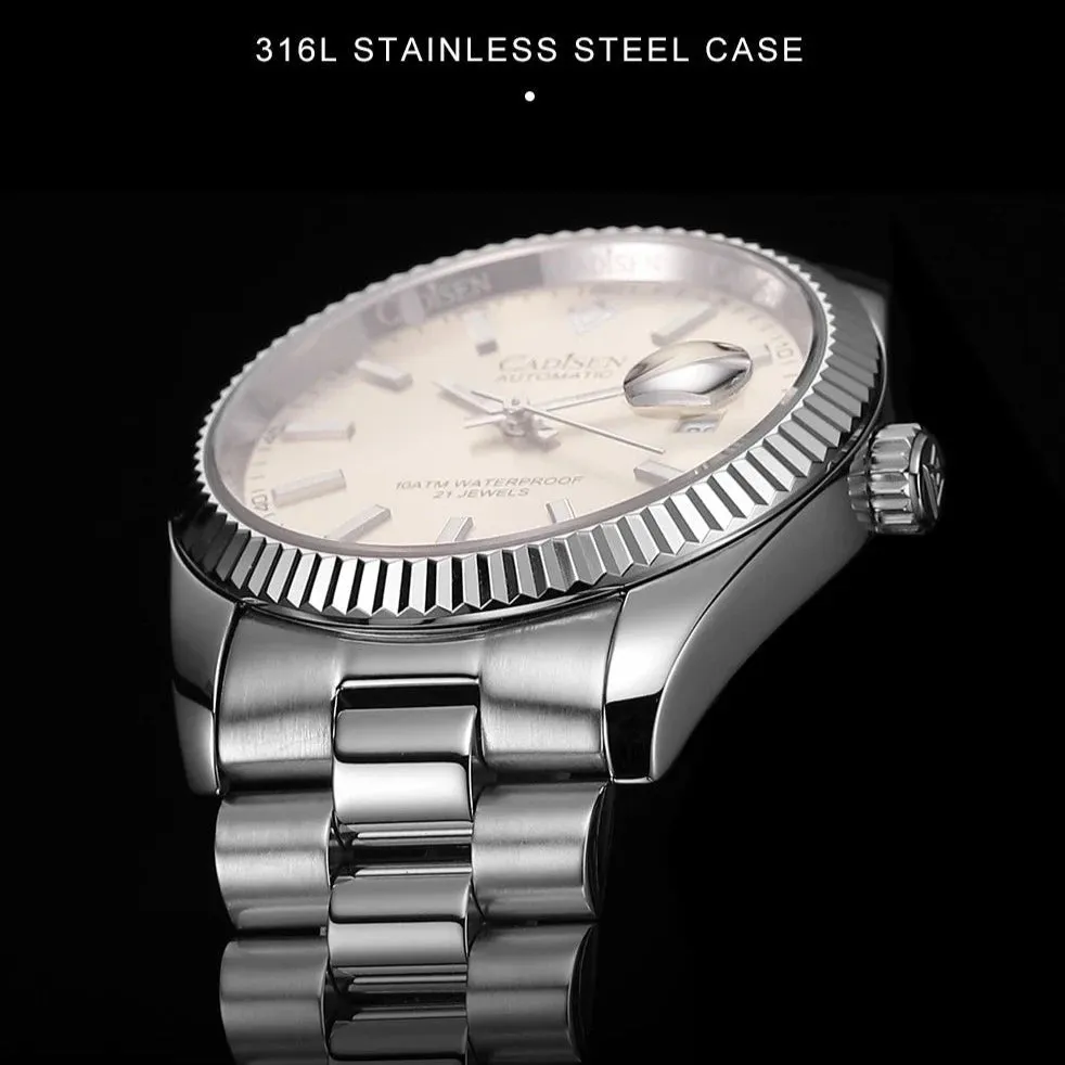 Cadisen Datejust 40 Men's Automatic Homage Watches