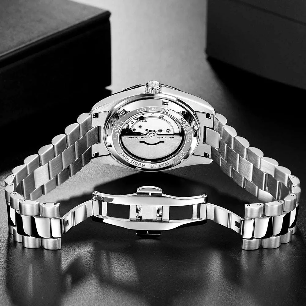 Cadisen Datejust 40 Men's Automatic Homage Watches