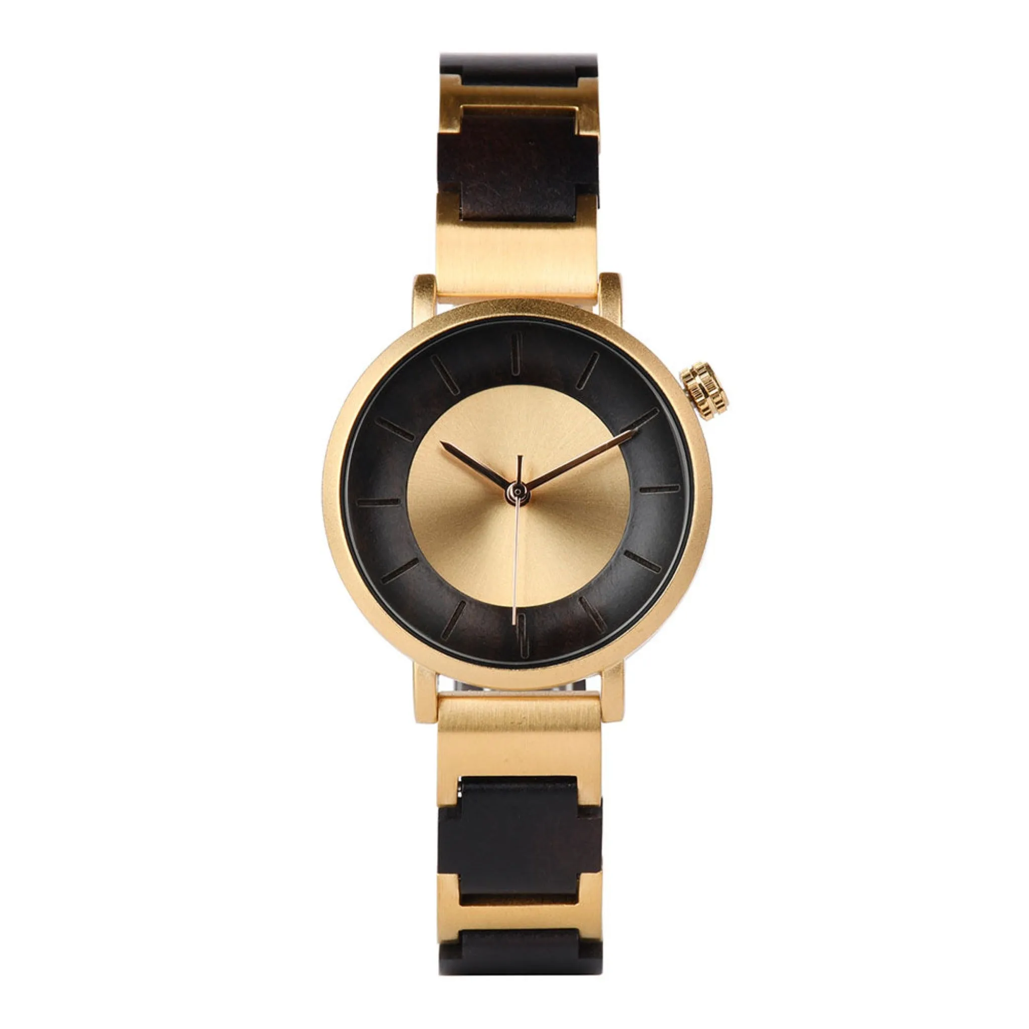 Capetown - Golden Steel & Ebony Lady Watch