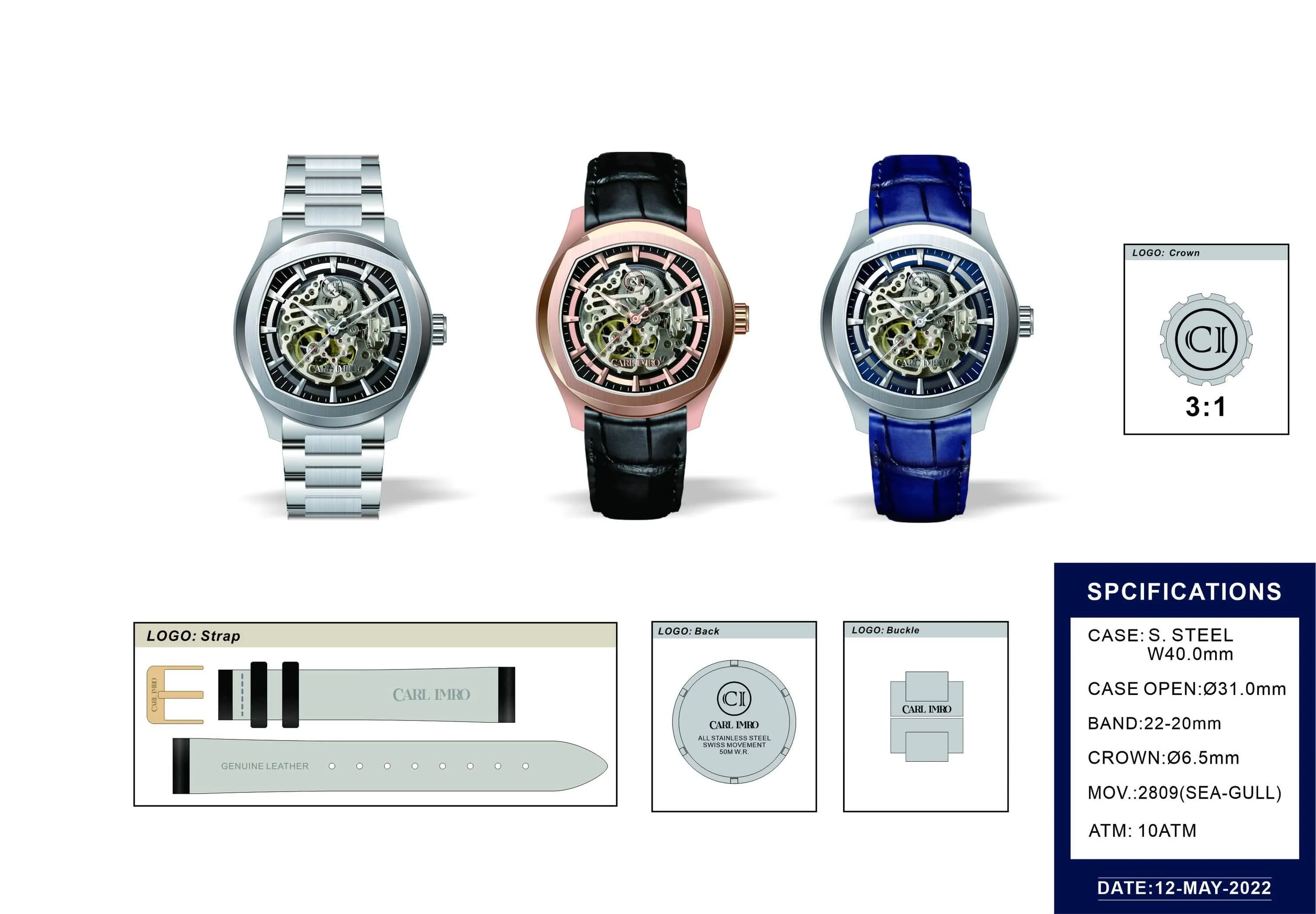 Carl Imro eSqueleto RZ Luxury Timepiece