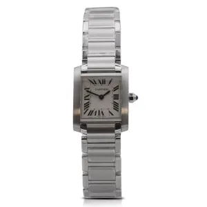 Cartier Tank Francaise, Small Model, Quartz Watch - W51008Q3