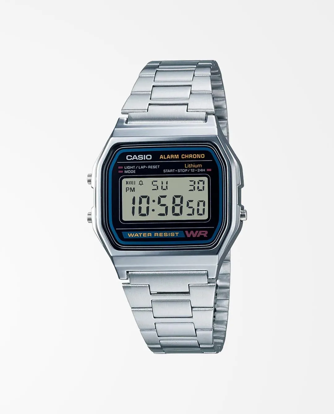 Casio - Classic Digital 50 A158WA-1W Watch - Silver