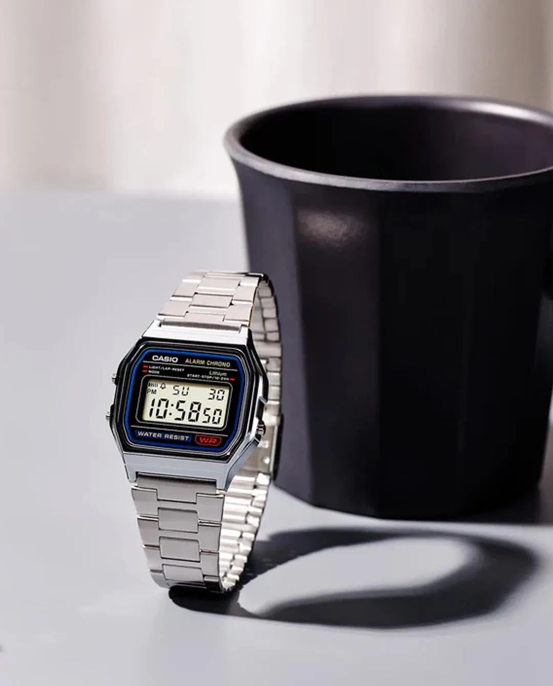 Casio - Classic Digital 50 A158WA-1W Watch - Silver