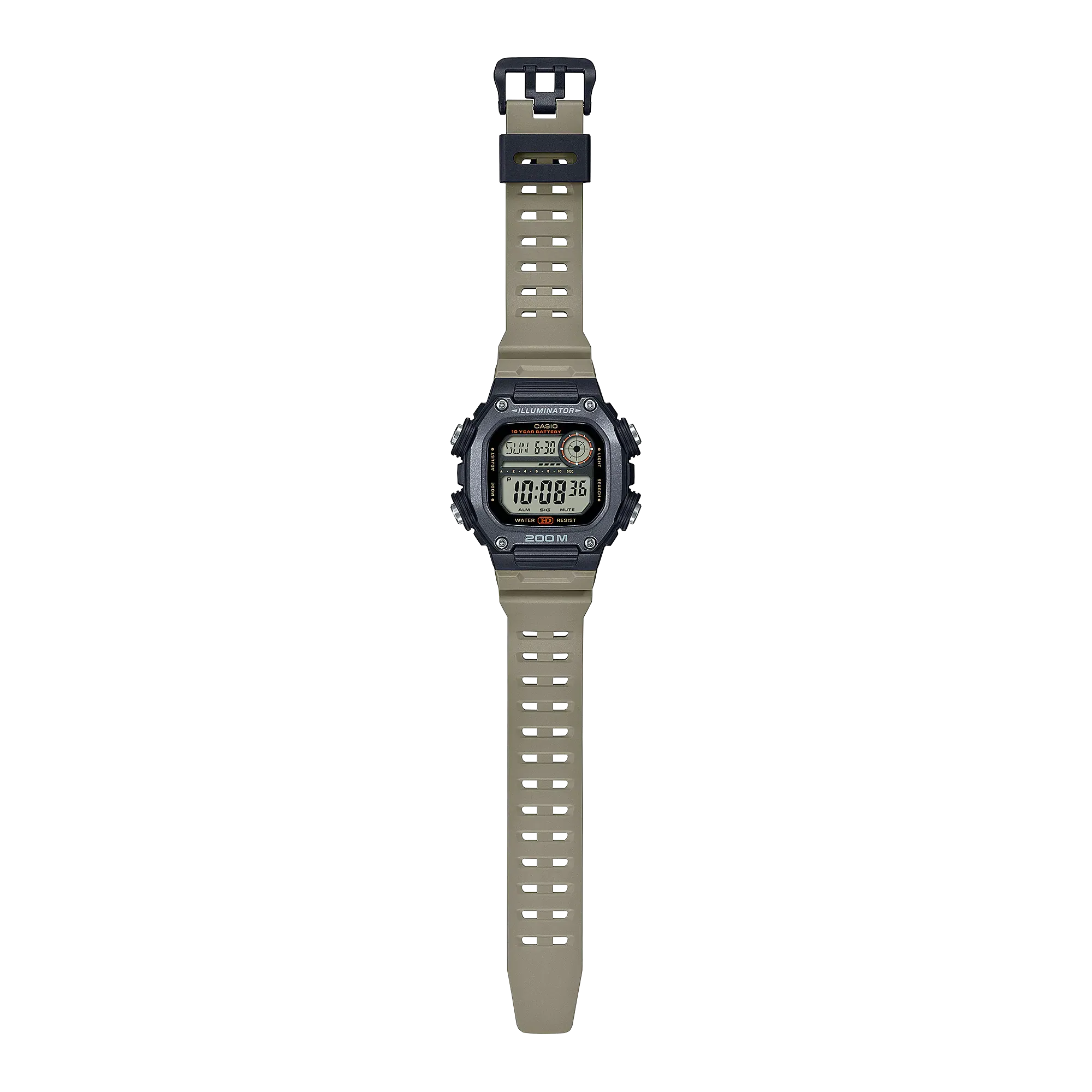 Casio Digital with Extra Long band Unisex DW291HX-5A