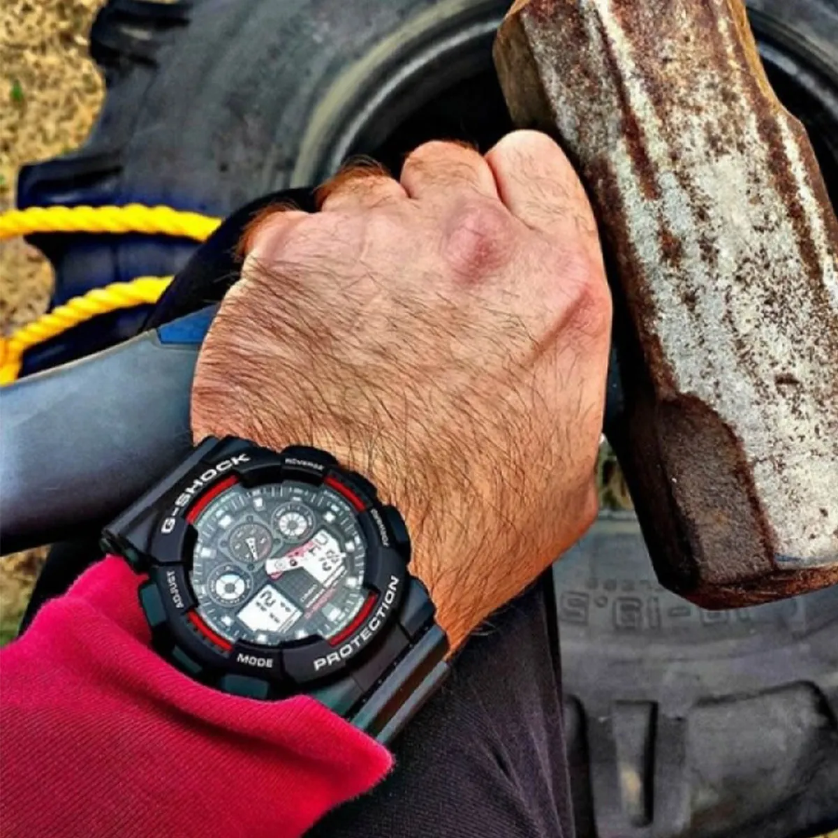 Casio - G-SHOCK - GA-100-1A4DR