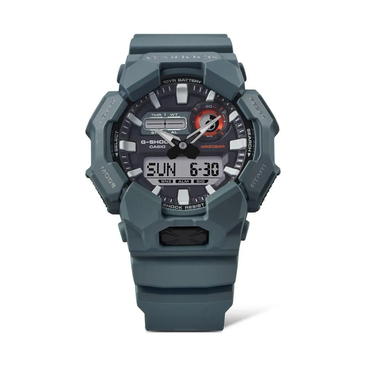 CASIO G-SHOCK Mod. NEW RUGGED BASIC Analog-Digital a with 10-Year Battery