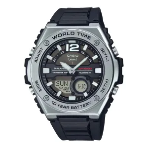 Casio Metal-Clad Dual Digital Analogue Watch MWQ100-1A