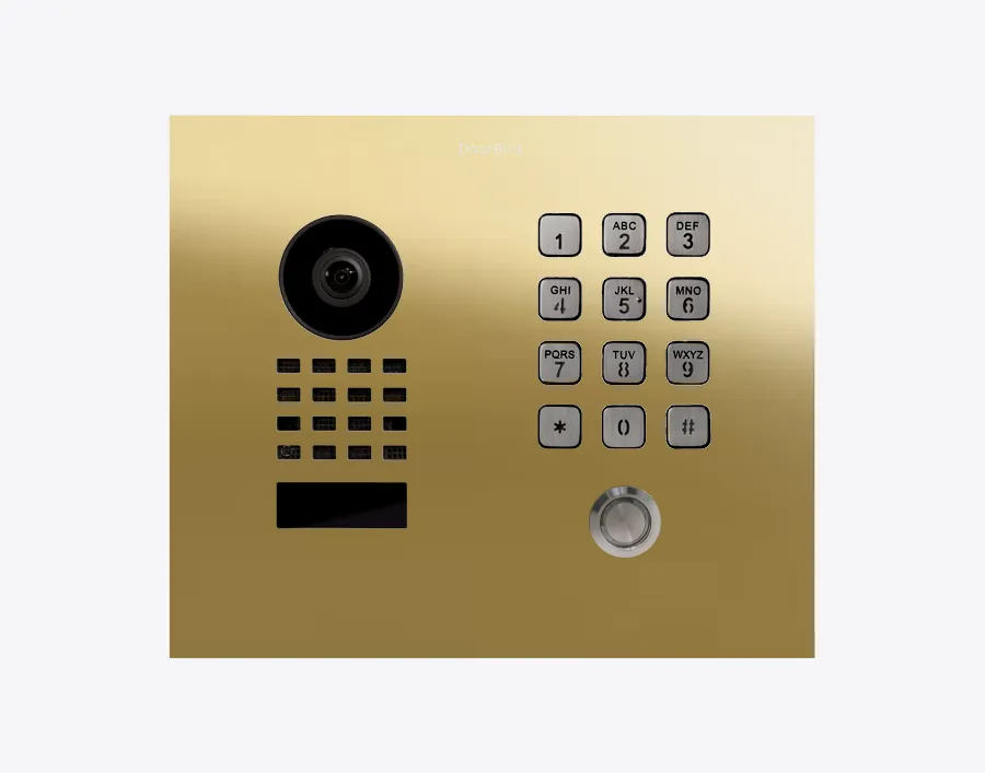 DoorBird IP Intercom Video Door Station D1101KH, Flush Mount with Keypad