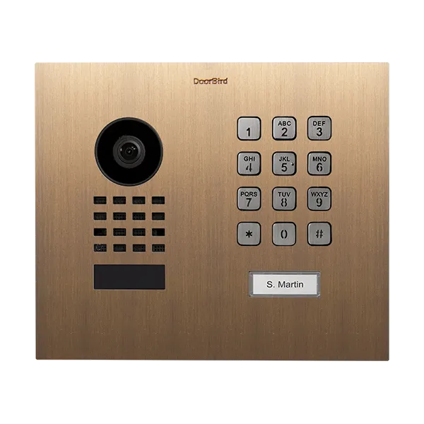 DoorBird IP Intercom Video Door Station D1101KH, Flush Mount with Keypad