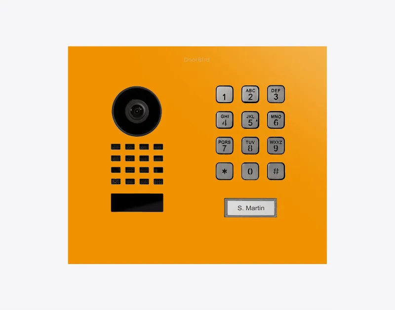 DoorBird IP Intercom Video Door Station D1101KH, Flush Mount with Keypad