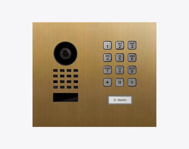 DoorBird IP Intercom Video Door Station D1101KH, Flush Mount with Keypad