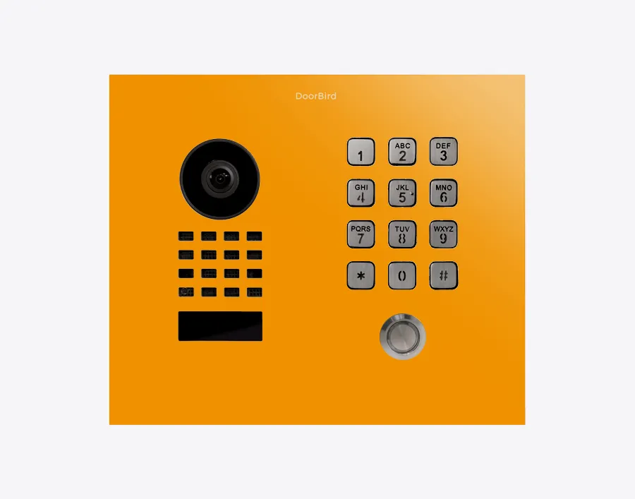 DoorBird IP Intercom Video Door Station D1101KH, Flush Mount with Keypad