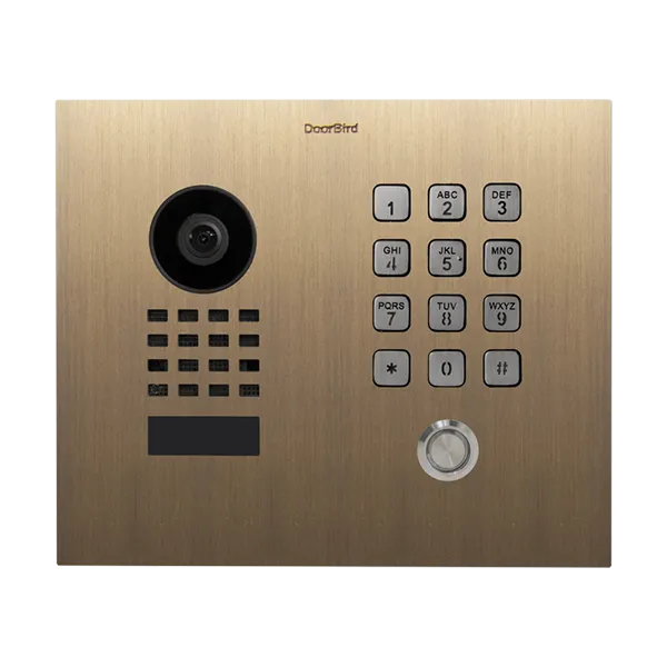 DoorBird IP Intercom Video Door Station D1101KH, Flush Mount with Keypad