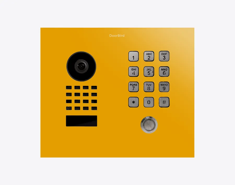 DoorBird IP Intercom Video Door Station D1101KH, Flush Mount with Keypad