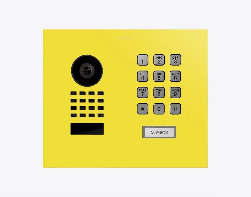 DoorBird IP Intercom Video Door Station D1101KH, Flush Mount with Keypad