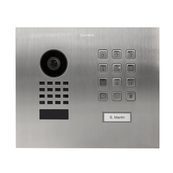 DoorBird IP Intercom Video Door Station D1101KH, Flush Mount with Keypad